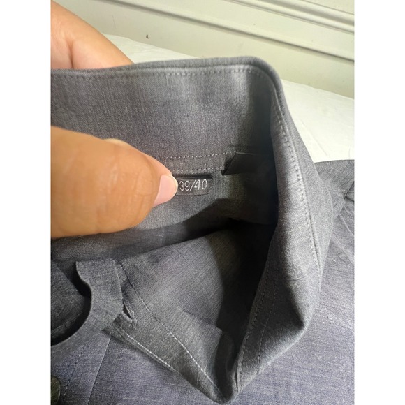 Batistini Mens Long Sleeve Button Down Dress Shirt Size 39/40 Gray Cotton Blend‎ - Picture 4 of 10